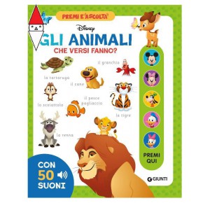 , , , GIOCO EDUCATIVO GIUNTI EDITORE 50 SUONI PREMI E ASCOLTA GLI ANIMALI