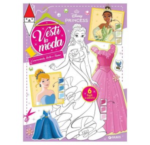 , , , GIOCO EDUCATIVO GIUNTI EDITORE PRINCIPESSE VESTI LA MODA (WALT DISNEY)