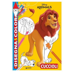, , , GIOCO EDUCATIVO GIUNTI EDITORE CUCCIOLI DISEGNA E COLORA