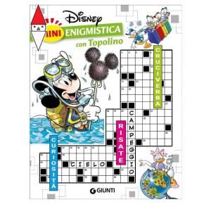 , , , GIOCO EDUCATIVO GIUNTI EDITORE TOPOLINO MINI ENIGMIS.