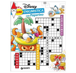 , , , GIOCO EDUCATIVO GIUNTI EDITORE PAPERINO MINI ENIGMISTICA
