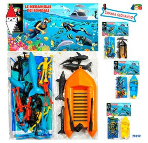 , , , ACTION FIGURE GIVI BUSTA SUB LE MERAVIGLIE DEI FONDALI ASSORTIMENTO