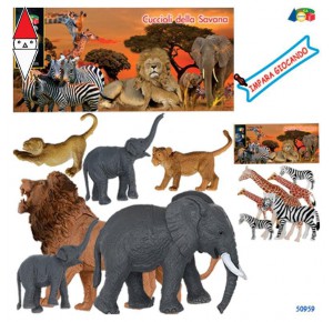 , , , ACTION FIGURE GIVI BUSTA CUCCIOLI SAVANA