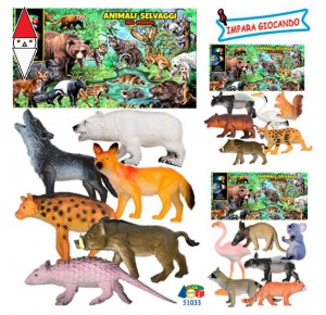 , , , ACTION FIGURE GIVI BUSTA ANIMALI SELVAGGI NEL MONDO ASSORTITI