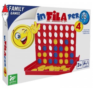 , , , GIOCO DA TAVOLO GLOBO IN FILA PER 4 MAXI
