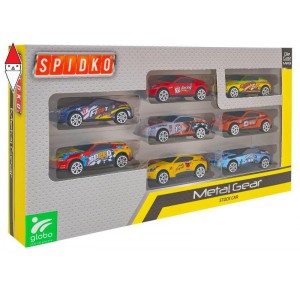 , , , MODELLINO GLOBO AUTO METALLO 8PZ SCALA 1:64 2 MODELLI ASSORTIMENTO