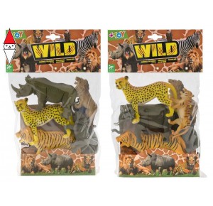 , , , ACTION FIGURE GLOBO ANIMALI ZOO 6PZ ASSORTIMENTO