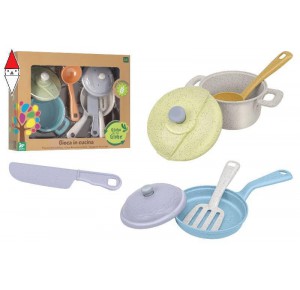 , , , GIOCO DI IMITAZIONE GLOBO SET ACCESSORI CUCINA BIOPLASTICA 7PZ