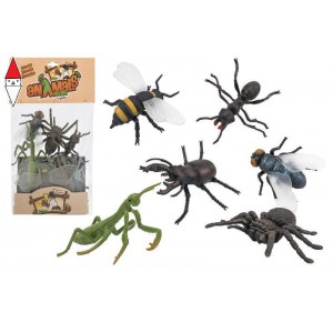 , , , ACTION FIGURE GLOBO ANIMALI INSETTI 6PZ IN BUSTA