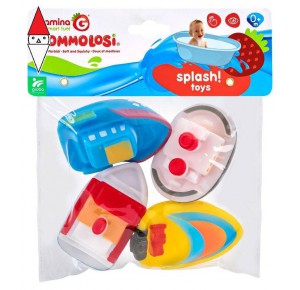 , , , PRIMA INFANZIA GLOBO GOMMOLOSI BARCHE 4PZ