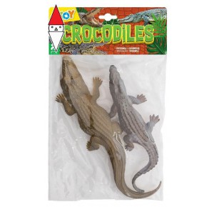 , , , ACTION FIGURE GLOBO (IMPORTAZIONE) ANIMALI COCCODRILLI 2 PZ