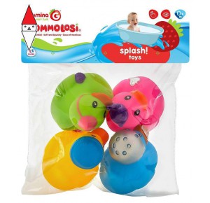 , , , PRIMA INFANZIA GLOBO (IMPORTAZIONE) GOMMOLOSI PAPERE 4 PZ