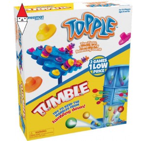 , , , GIOCO DA TAVOLO GOLIATH GAMES COMBO SET TOPPLE AND TUMBLE