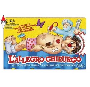 , , , GIOCO DA TAVOLO HASBRO L ALLEGRO CHIRURGO