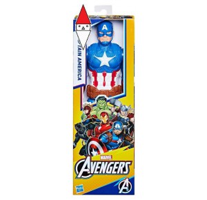, , , ACTION FIGURE HASBRO AVN TITAN HERO CAPTAIN AMERICA