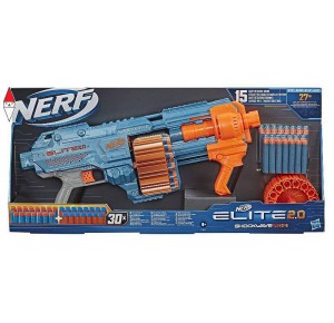 , , , GIOCO DI IMITAZIONE HASBRO NERF ELITE 2.0 SHOCKWAVE RD 15