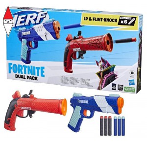 , , , GIOCO DI IMITAZIONE HASBRO NERF FORTNITE DUAL PACK