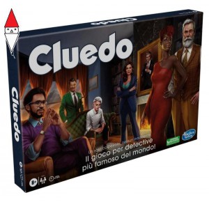 , , , GIOCO DA TAVOLO HASBRO CLUEDO CLASSICO (GAMES)