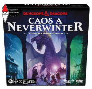 , , , GIOCO DA TAVOLO HASBRO DUNGEONS AND DRAGONS ESCAPE GAME CAOS A NEVERWINTER