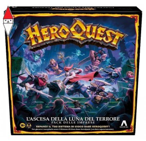 , , , GIOCO DA TAVOLO HASBRO HEROQUEST L ASCESA DELLA LUNA DEL TERRORE