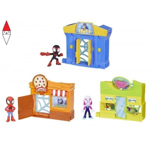 , , , ACTION FIGURE HASBRO SPIDEY MINI PLAYSET CITY BLOCKS