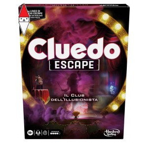 , , , GIOCO DA TAVOLO HASBRO CLUEDO ESCAPE IL CLUB DELL ILLUSIONISTA