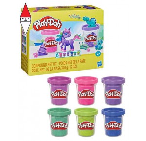 , , , ALTRO GIOCO HASBRO PD 6 VASETTI BRILLANTI (PLAY-DOH)