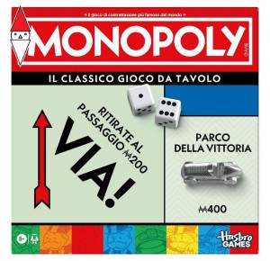 , , , GIOCO DA TAVOLO HASBRO MONOPOLY CLASSIC REFRESH