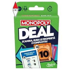 , , , CARTE DA GIOCO HASBRO MONOPOLY DEAL REFRESH