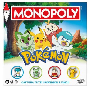 , , , GIOCO DA TAVOLO HASBRO MONOPOLY POKEMON