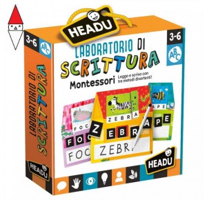 , , , GIOCO EDUCATIVO HEADU LABORATORIO DI SCRITTURA MONTESSORI