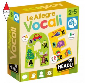 , , , GIOCO EDUCATIVO HEADU LE ALLEGRE VOCALI