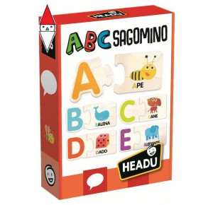 , , , GIOCO EDUCATIVO HEADU ABC SAGOMINO