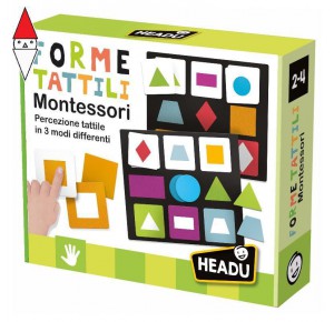 , , , GIOCO EDUCATIVO HEADU FORME TATTILI MONTESSORI