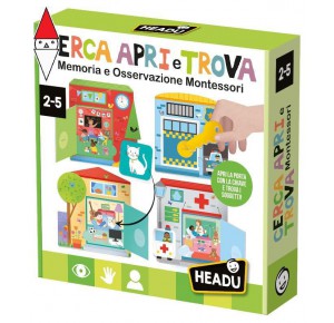 , , , GIOCO EDUCATIVO HEADU CERCA APRI E TROVA