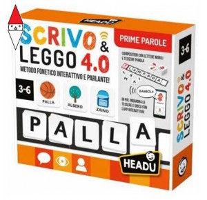 , , , GIOCO EDUCATIVO HEADU SCRIVO AND LEGGO 4.0 PRIME PAROLE