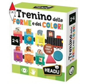 , , , GIOCO EDUCATIVO HEADU TRENINO DELLE FORME E DEI COLORI