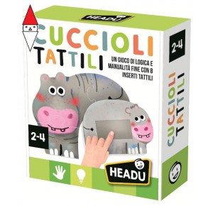 , , , GIOCO EDUCATIVO HEADU CUCCIOLI TATTILI MONTESSORI