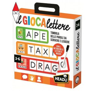 , , , GIOCO EDUCATIVO HEADU IL GIOCALETTERE