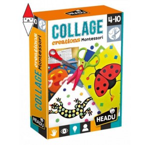 , , , GIOCO EDUCATIVO HEADU COLLAGE CREATION MONTESSORI