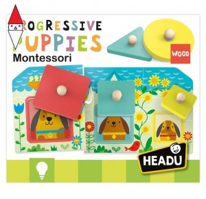 , , , GIOCO EDUCATIVO HEADU PROGRESSIVE BABIES MONTESSORI