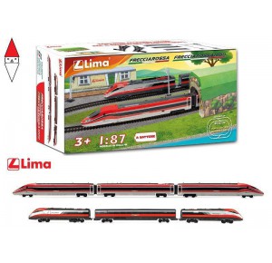 , , , VEICOLO GIOCATTOLO HORNBY SET TRENO DOPPIO LIMA - TRENO FRECCIAROSSA 1000 E 500