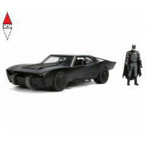 , , , JADA 1/24 THE BATMAN 2022 BATMOBILE CON PERSONAGGIO DI BATMAN IN DIE-CAST, LUCI