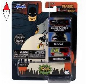 , , , JADA BATCAVE NANO SCENE CON 7 PERSONAGGI IN DIE-CAST