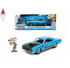 , , , JADA 1/24 LOONEY TOONS ROAD RUNNER PLYMOUTH