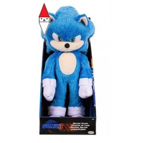 , , , ACTION FIGURE JAKKS PACIFIC SONIC 3 MOVIE PLUSH DELUXE 33 CM SONIC