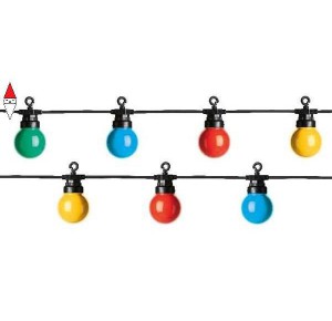 , , , NATALE KAEMINGK CATENA 20 LUCI COLORATE - LUNGHEZZA TOTALE 15M