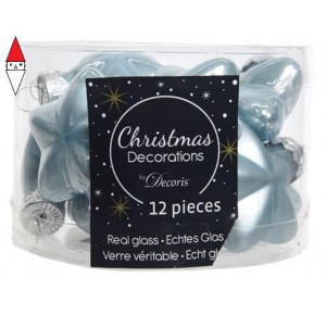 , , , ACCESSORIO ALBERO KAEMINGK GLASS MINI STARS ENAMEL-MATT  2X4.5X4CM