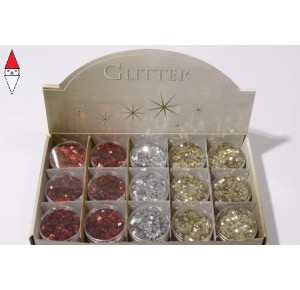 , , , NATALE KAEMINGK GLITTER STAR TRADITIONAL 3ASS SIZE: DIA6X1CM