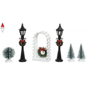 , , , NATALE KAEMINGK CONFEZIONE 6 ACCESSORI PRESEPE